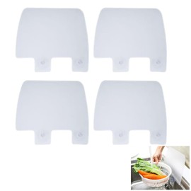 HAPPY SUGAR Splashproof Sheet Panel, Kitchen Panel, Guard Plate, Stand, Screen, Kitchen, Sink, Sink, Washbasin, Dishwasher, Set of 4