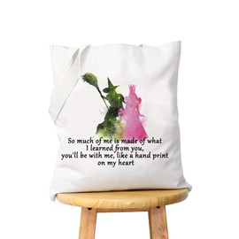 WCGXKO The Musical Theater Fans Gift Broadway Musical Make Up Zipper Pouch Bag for Women Girls (So Much Tote)