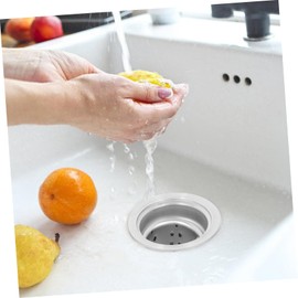 VICASKY Stainless Steel Shampoo Basin Strainer Hair Drain for Barber Shops and Salons Easy to Install Drainage