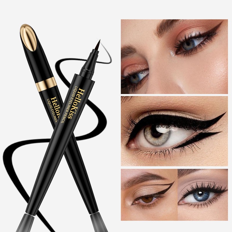 Hellokiss Black Liquid Eyeliner Pen, Quick Dry, Waterproof