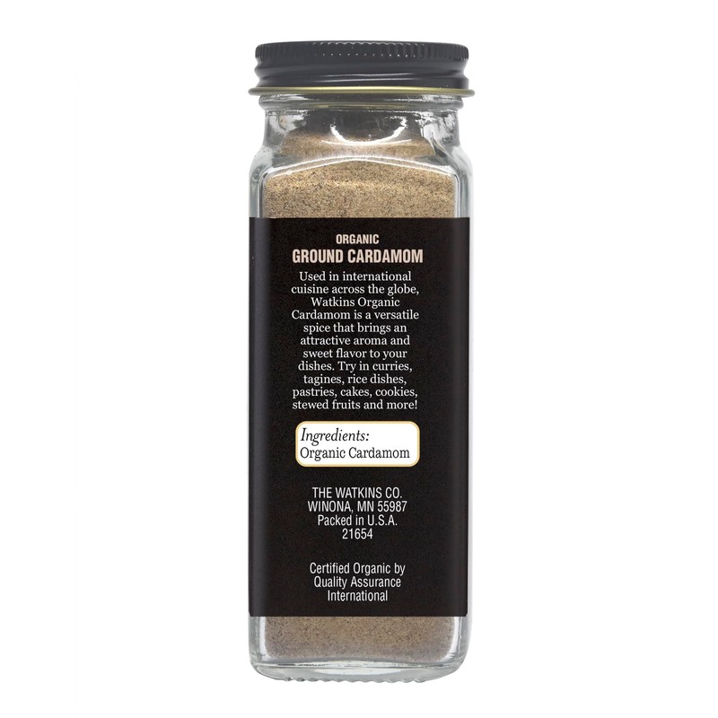 Watkin's Organic Ground Cardamom, 2.0 oz