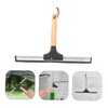 VICASKY Wooden Handle Glass Squeegee Multi Purpose Cleaning Tool for
