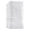 Cotton Fingertip Towels Set - 4 Pack White Highly Absorbent,