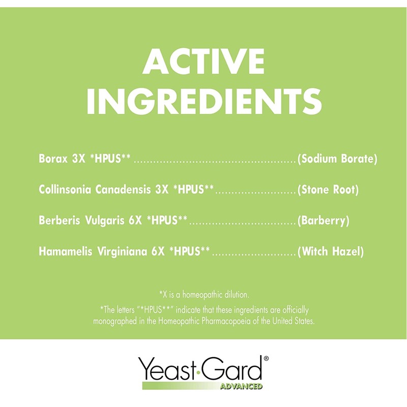 YeastGard Advanced Homeopathic Yeast Treatment Vaginal Gel -White 1 oz