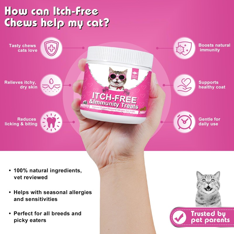 Bailey & buddies Cat Itch & Allergy Relief Treats –