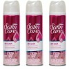 Gillette 3 x Gillette Satin Care Dry Skin Shaving Gel,