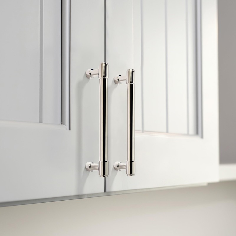 khtumeware 2 Pack Polished Nickel Cabinet Pulls Center to Center