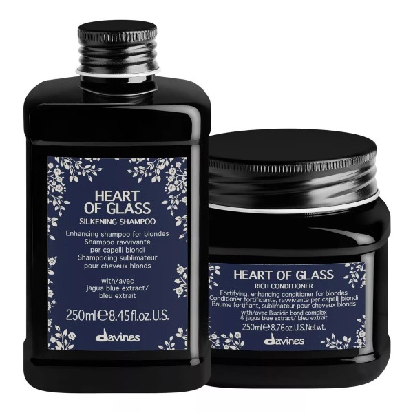 Davines Kit Shampoo Y Acondicionador Davines Heart Of Glass 250 Ml