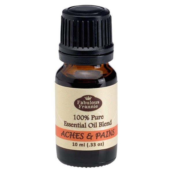 Fabulous Frannie Muscle Ice Pure Essential Oil Blend Made with Cinnamon, Eucalyptus, Clove Bud, Lavender, Orange and Peppermint Essential Perfect Relief for Aches and Pains10ml
