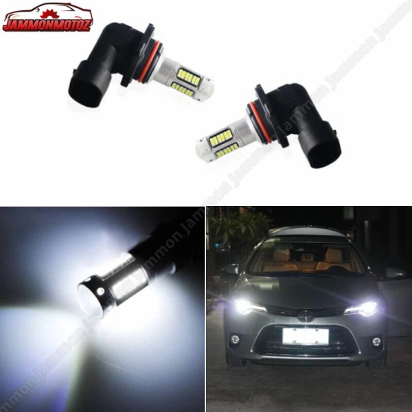 Jammon 30-SMD LED Bulbs High Power White 9005 High Beam