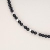 GAVU Stone Bead Necklace, Stainless Steel, Onyx