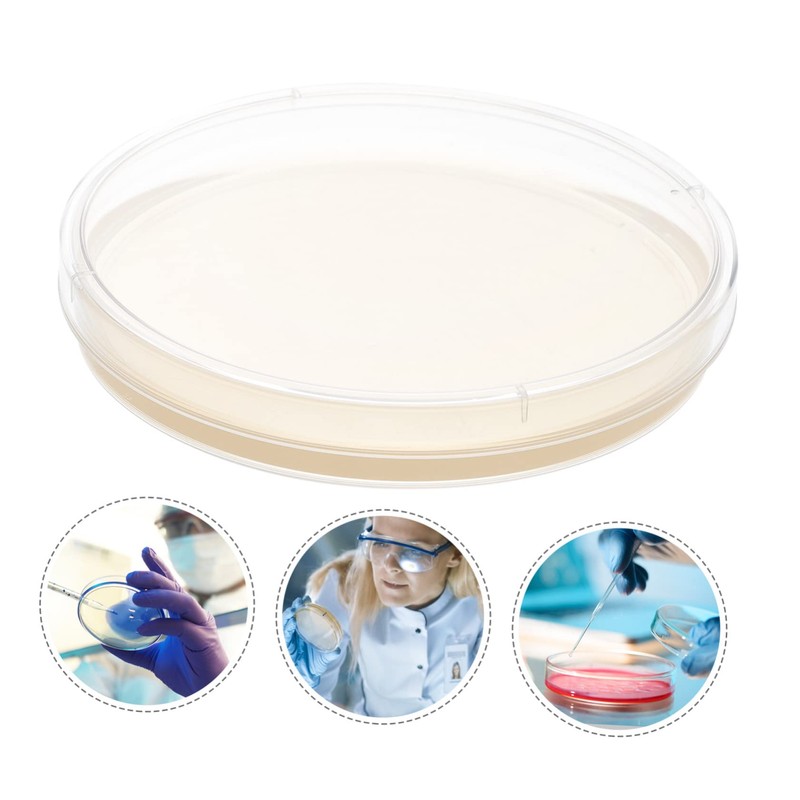 ULTECHNOVO 10pcs Nutrient Agar Plates Petri Dishes Agar Medium for