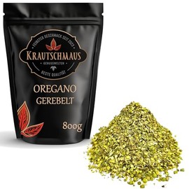 800 g oregano rubbed by Krautschmaus, for seasoning and cooking for the Mediterranean kitchen, gently dried, without additives