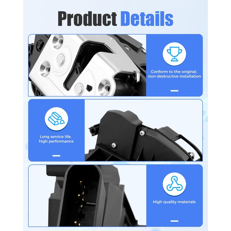 DT1Z-6121813-B Front Driver Door Lock Actuator Fit for Ford Transit