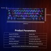 MOTOSPEED CK61 RGB Mechanical Gaming Keyboard OUTMU Red Switches Keyboard
