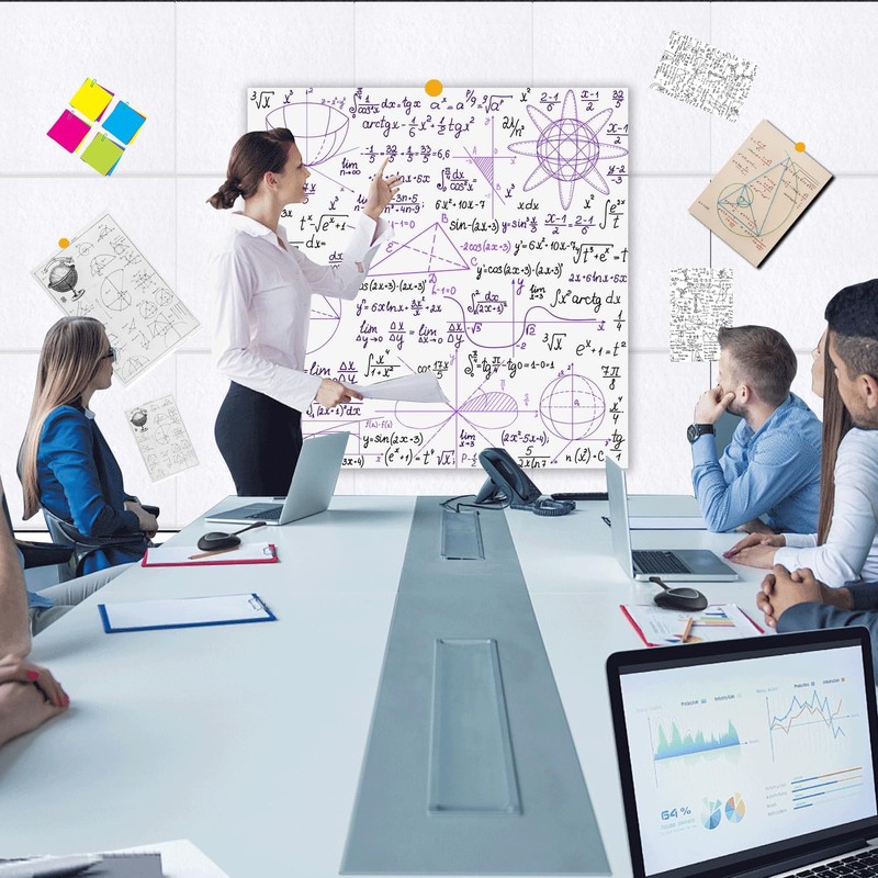 YODOYO Large Cork Board Alternative for Office 15 Pack Felt