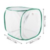 Large Foldable Portable Durable Ventilated Butterfly House Breeding Cage （S）