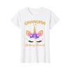 Unicorn Girl Grandma Of The Birthday Princess Grandmother T-Shirt