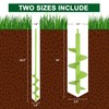 TCBWFY 2 Pack Garden Auger Drill Bit for Planting,3.5"x16" &