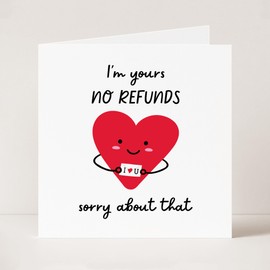 Anniversary Card, Funny Anniversary Card for Wife, Husband, Boyfriend, Girlfriend, Fiancé, Fiancée