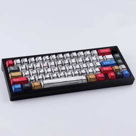 PBT Keycaps, 135 Keys Japanese Manga Theme Keycaps, Mixed Light Minimalist Style Cherry Profile Dye Sublimation Custom Keycap for Cherry Gateron MX Swithes ISO/ANSI Layout Mechanical Keyboards