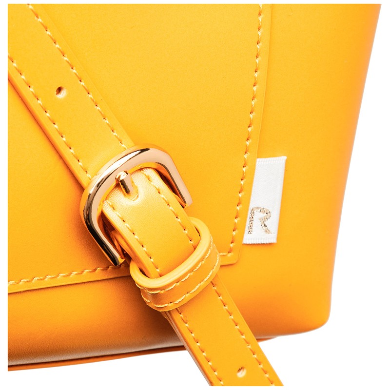 Route 2693 Mini Synthetic Leather Shoulder Tote Bag LT. Square.