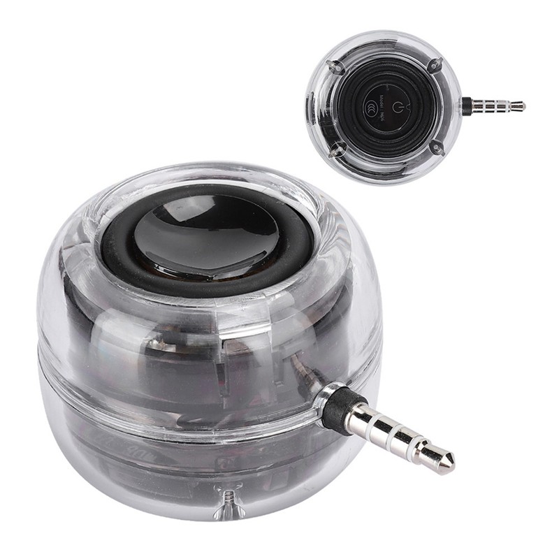 Portable Mini Speaker with 3.5mm Plug Handsfree Speakers Audio Music