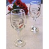 BANBERRY DESIGNS Sweetheart Wine Glasses - Set of 2 -