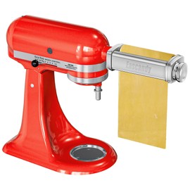 Eascandy Pasta Maker Attachment for KitchenAid Stand Mixer, Stainless Steel Pasta Roller Attachment for KitchenAid, 8 Gears Adjustable.