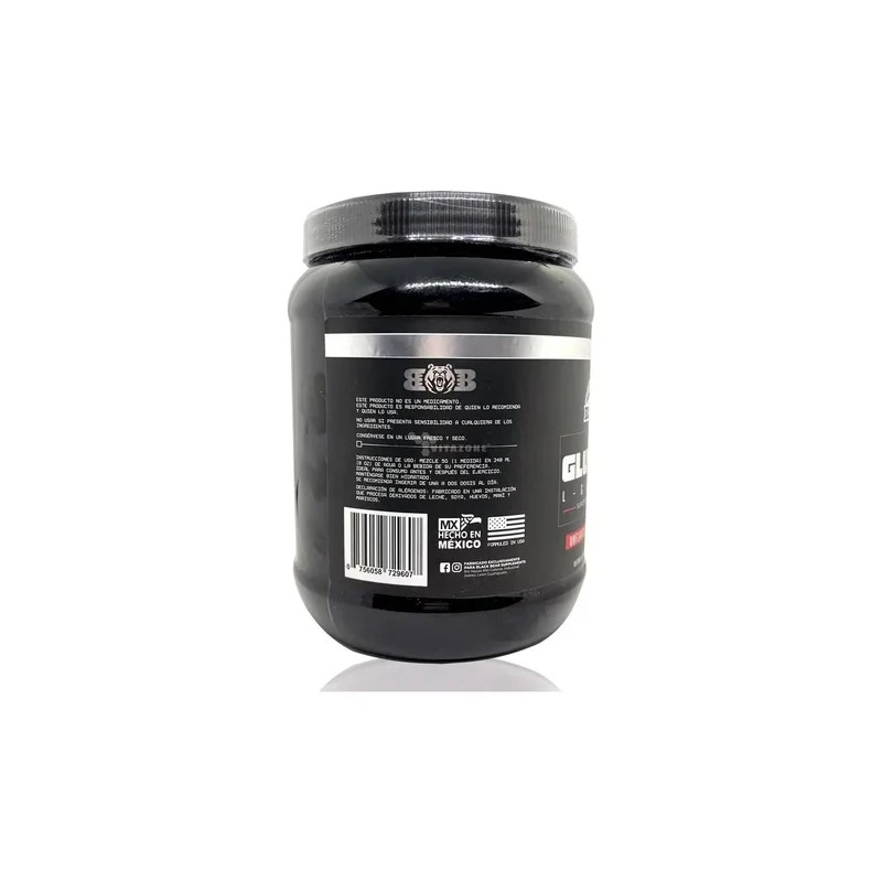 Glutamina 1 Kg Sin Sabor 200 Serv Blackbear Postentreno