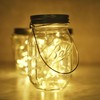 Cynzia Solar Mason Jar Lid Lights, 8 Pack 20 LED