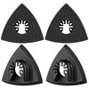 Alppihym Pack of 4 Delta Sanders Multitool Sanding Plate 80