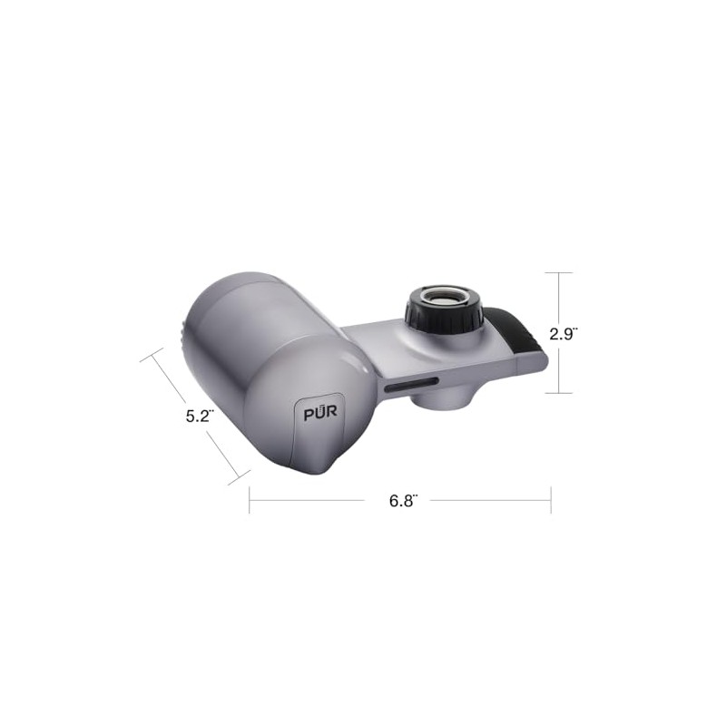 PUR PFM450S - FM, acero inoxidable, diseño horizontal, Gris metálico,