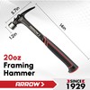 ARROW 20 oz Straight Claw Hammer with Magnetic Nail Holder,