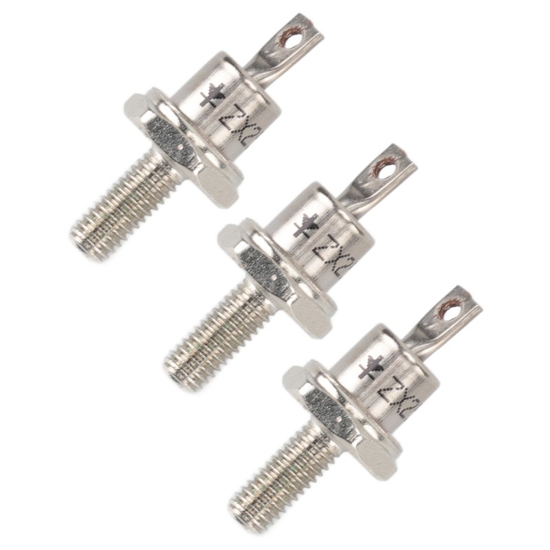 3PCS Rectifier Diode Spiral 25A Iron High Hardness Spiral Rectifier
