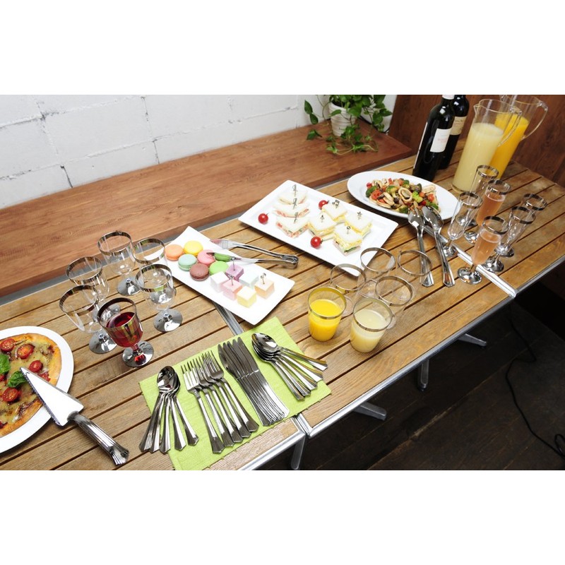 Nextline C-011 Plastic Silver Cups Plastic Wine Cups 220cc (Pack