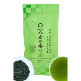 Shunho Tea Garden, Japanese Tea Sencha, Green Tea, Special Deep Steamed Kabuse Green Tea, 2.8 oz (80 g) / Fukuoka Yame Yabukita & Saemidori Variety, Deep Steamed Tea, Tea Leaves, Greentea Gyokuro