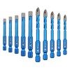 Diamond Drill Bit - BRSCHNITT 10pcs 1/4 inch Masonry Drill