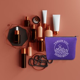 ACOTAR Merchandise Tamlin You Stupid B*tch Makeup Bag SJM Gift Acotar Velaris Cosmetic Bag (TAMLIN C)