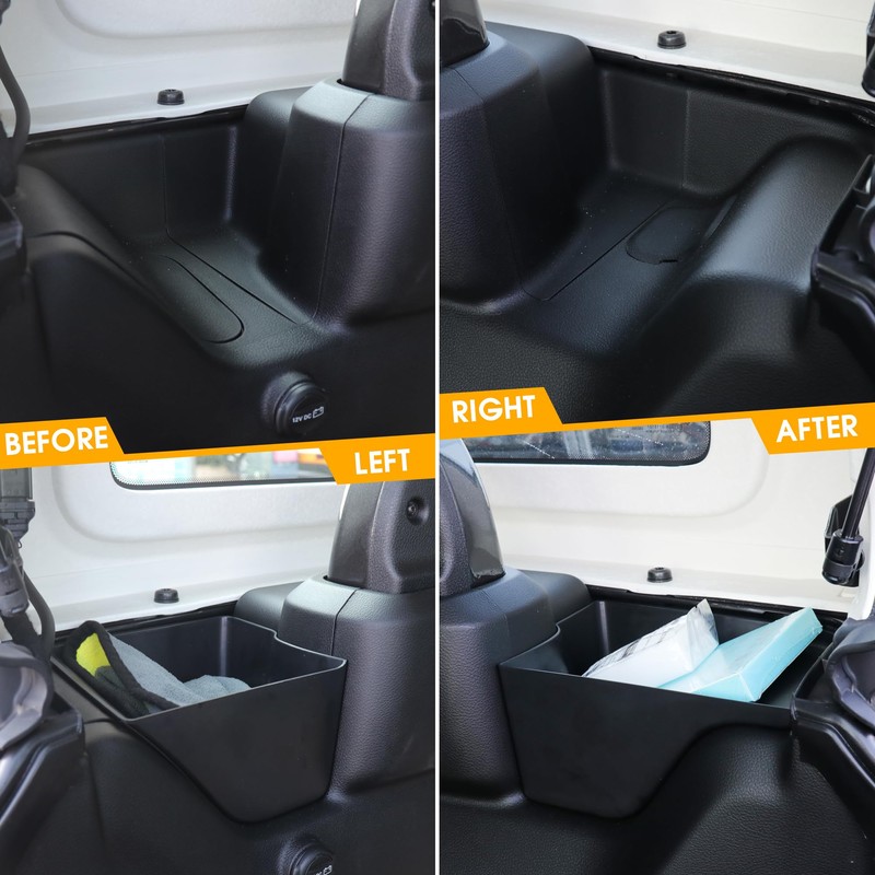 RERPRO RBR Wheel Well Storage Bin Trunk Organizer Box Compatible