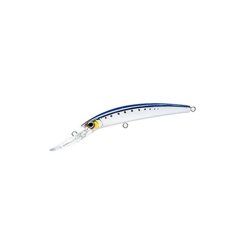 Yo-Zuri Crystal Minnow Deep Diver Lure, Holographic Sardine, 4-3/8-Inch