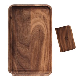 Marley Natural American Black Walnut Rolling Tray (Small)