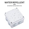 Pack of 2 Waterproof Junction Boxes, Waterproof IP65, Surface-Mounted Junction
