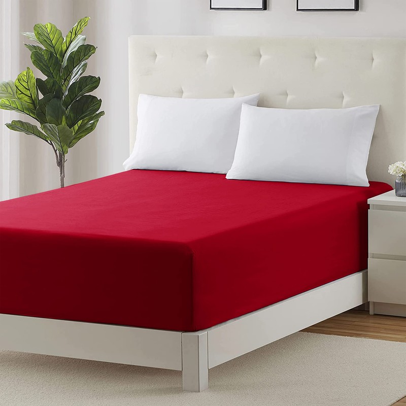 Moonlight Bedding Fitted Sheet 40 Cm Extra Deep Pocket Bed
