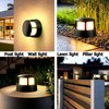 JHOTEC Pillar Lights,Outdoor Post Lights,Outdoor Column Lights, Deck Lights, Fence