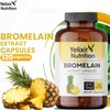 Yelixir Nutrition Bromelain Capsules 120 nos (2400 GDU/g), High Strength