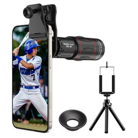 APEXEL Smartphone Telephoto Lens, Monocular, Telescope, 18x Live Dedicated / 3.4 oz (94 g), Lightweight, Tripod Included, Compact, Easy to Carry, Clear and Clear Pictures, Smartphone Lens, Easy to