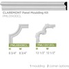 Ekena Millwork PML01X00CL-CASE-4 Claremont (4-Pack) Panel Moulding, 1 3/4"H x