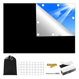 joyinhome 100% Blackout Curtains for Bedroom, No Drill Portable DIY Window Blinds,118"" x 57"" Window Shades & Blackout Blinds with Stickers & Tabs for Indoor Baby Nursery, Travel, Dorm Room