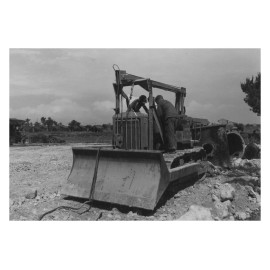 Okinawa Bulldozer 1878th Engineer Aviation Battalion WWII